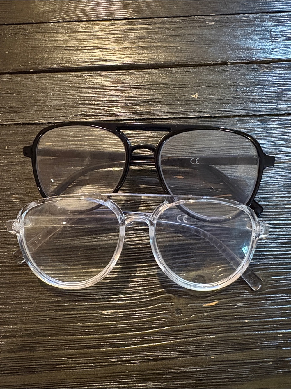 Women’s Clear and Black Fashion Readers